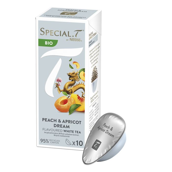 weisser bio tee pfirsich aprikose special t by nestle